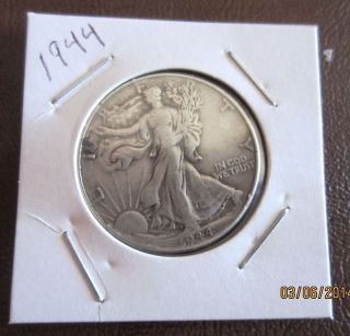 1944 Walking Liberty Half Dollar Coin 591 photo