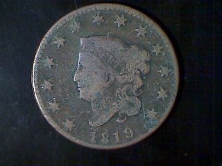 1819 Large Cent photo
