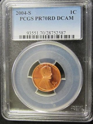 2004 S Proof Lincoln Cent - Pcgs Pr70 Rd Dcam (587) photo