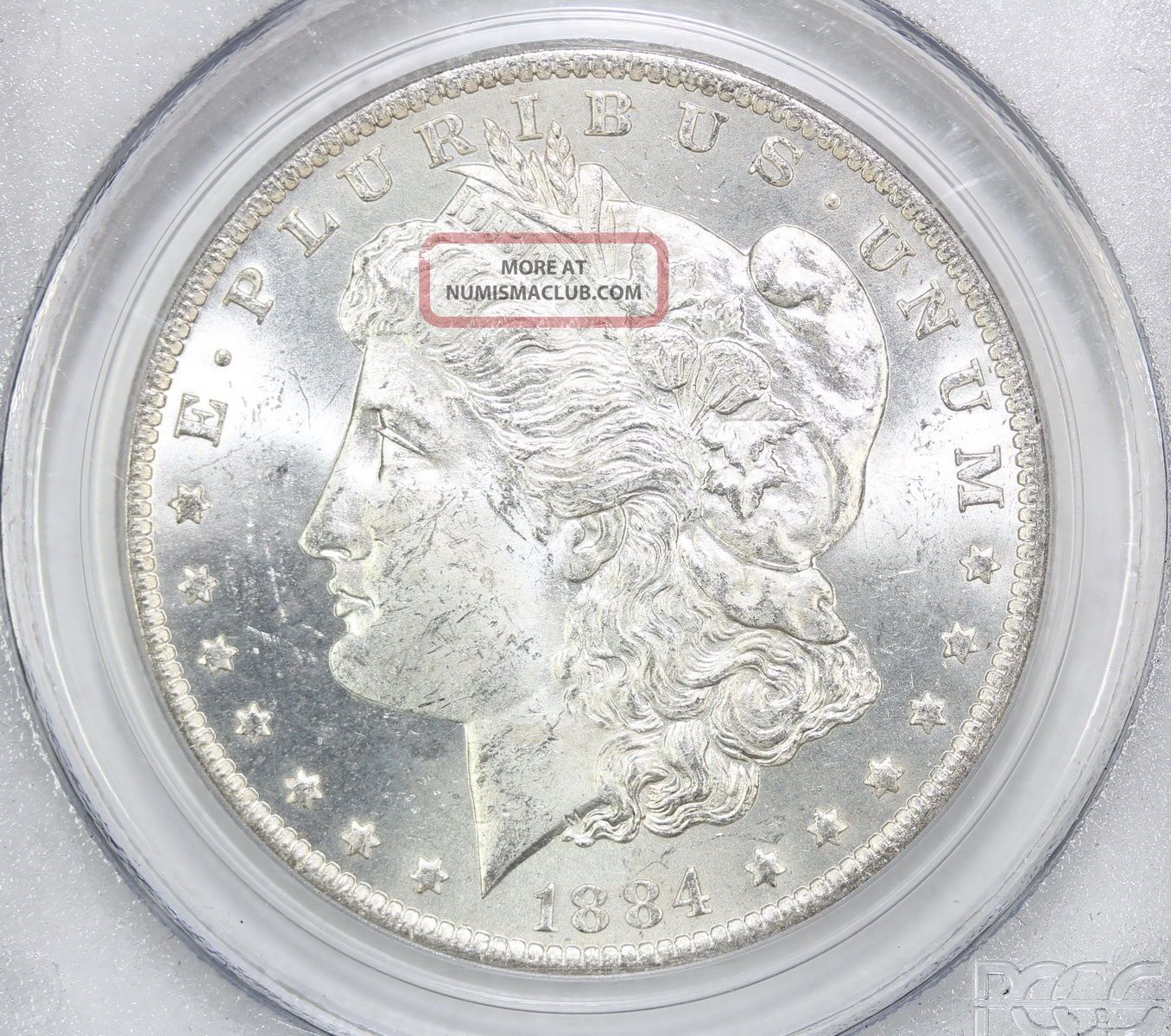 1884 O Morgan Silver Dollar Ms 64 Pcgs (5553)