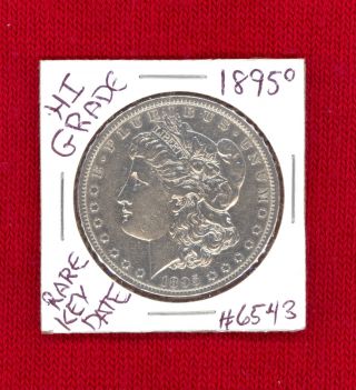1895 O Morgan Silver Dollar Coin 6543$ Hi - Grade Us Mint$ Rare Key Date photo
