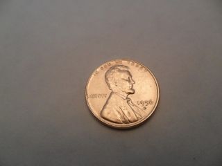 1956 D Lincoln Wheat Cent Penny photo