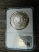 1883 O Morgan Silver Dollar With Toning On Back Ngc Ms64 Detail Dollars photo 1