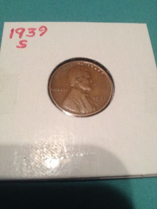 1939 S Lincoln Wheat Cent photo