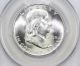 1950 D Franklin Silver Half Dollar Ms 65 Fbl Pcgs Near Gem Uncirculated (3083) Half Dollars photo 2