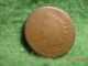 1865 Indian Head Cent,  Good Fancy 5 Civil War Small Cents photo 2
