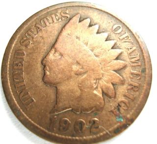 1902 Indian Head Penny photo