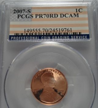 2007 - S 1c Rd (proof) Lincoln Cent photo