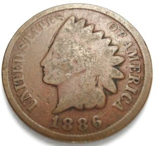 1886 Indian Head Penny Type Ii, photo