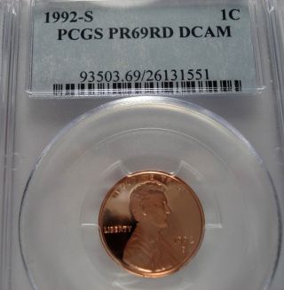 1992 - S 1c Rd (proof) Lincoln Cent photo