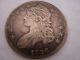 1836 Capped Bust - Lettered Edge Circulated Half Dollar Silver Half Dollars photo 1