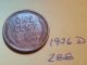 1936 D Lincoln Cent Fine Detail Great Coin (288) Wheat Back Penny Small Cents photo 1