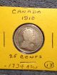 1910 Canada Silver Quarter Coins: Canada photo 1