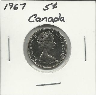 1967 Canadian 5 Cents (10161) photo