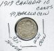 1917 Canada King George V Silver Dime.  925 Fine Silver 97 Year Old Coin Coins: Canada photo 2