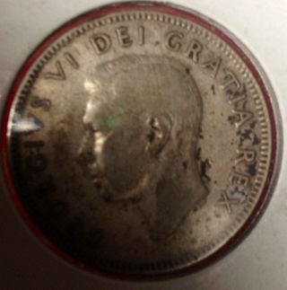 1948 Canada 25 Cent Silver Coin (5.  83 Grams.  800 Silver) Key Date photo
