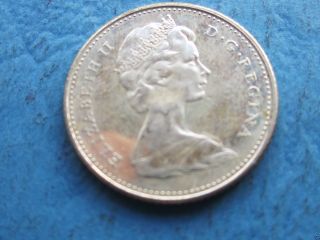 1867 - 1967 Canadian Siver 10c Coin 1149 photo