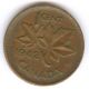 Canada - Dominion Of Canada 1942 Canadian 1 Cent Coin (world War Ii Coinage) Coins: Canada photo 1