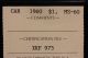 1960 Canada.  1$ Dollar.  Voyageur.  Iccs Graded Ms - 60.  (xkf975) Coins: Canada photo 2