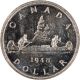 1948 Canada Silver Dollar - Pcgs Ms63+ - P.  Q. Coins: Canada photo 3
