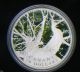 2012 Canada $20 Silver Maple Leaf Canopy Spring 1 Oz.  9999 Coloured Silver Coin Coins: Canada photo 1