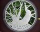 2012 Canada $20 Silver Maple Leaf Canopy Spring 1 Oz.  9999 Coloured Silver Coin Coins: Canada photo 3