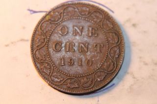 1910 1c Bn Canada Cent Ef++++ photo