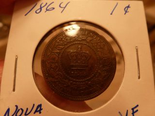 1864 1c,  Nova Scotia - Bn photo