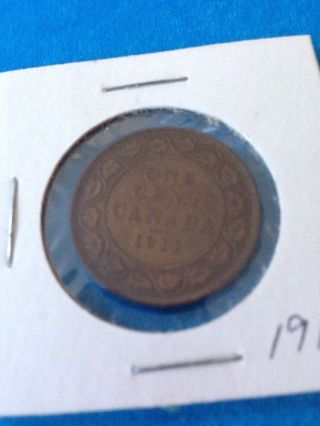 1911 Canada Large Cent photo