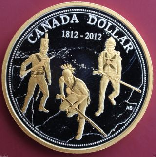 War Of 1812 Silver Dollar Proof.  2012 photo