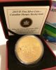 2010 $5.  9999 1 Oz Fine Silver Coin - Canadian Olympic Hockey Gold Plating Coins: Canada photo 1