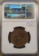 Province Of Canada Quebec Bank 1852 Half Penny Token Pc - 3 Ngc Au - 58 Coins: Canada photo 3