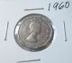 1960 Canada 5 Cents Coin Old Nickel Coins: Canada photo 3