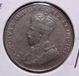 1934 5c Canada 5 Cents,  King George V Nickel,  Canadian,  3456 photo