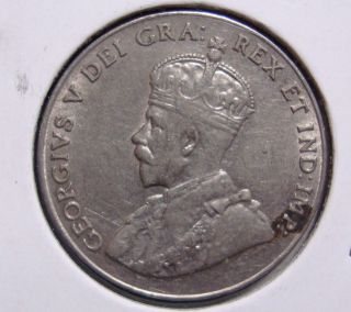 1928 5c Canada 5 Cents,  King George V Nickel,  Canadian,  3333 photo