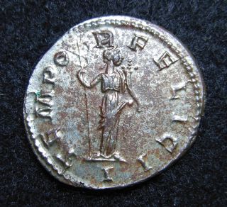 Probus,  Silvered Ae Antoninianus,  276 - 282 Ad,  Tempor Felici photo