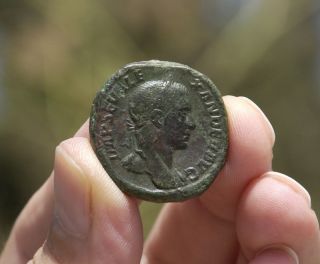 Imperial Rom Alexander Severus 208 - 35 Virtus Sestertius photo