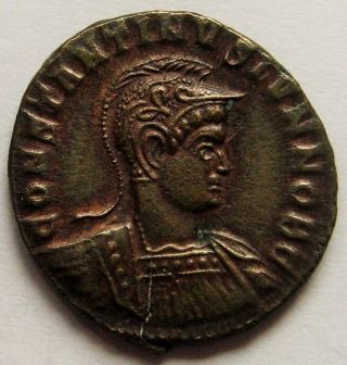 Constantinus I Follis Ric 408 Of Trier Dated 323 photo