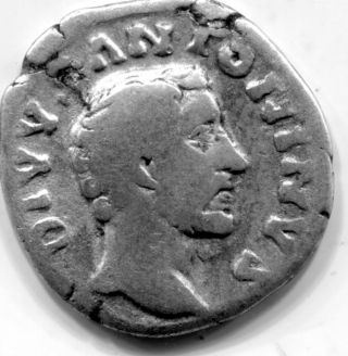 Roman Silver Ar Denarius Emperor Hadrian 117 - 138 Ad Rare Unknwn Altar 02 photo