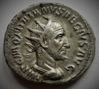 Traianus Decius Antoninianus Ric 29c Cohen 107 Of Rome Dated 249 - 251 photo