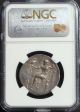 Phoenicia,  Aradus: Alexander The Great,  Silver Ar Teradrachm,  245 Bc. ,  Ngc Ch F Coins: Ancient photo 1