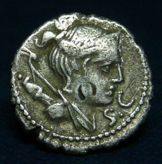 Scarce Republican Denarius,  79 Bc,  Ti.  Claudius, photo