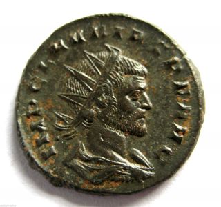 268 A.  D Gallic Empire Claudius Ii Gothicus Roman Period Bronze Antoninus Coin.  Vf photo