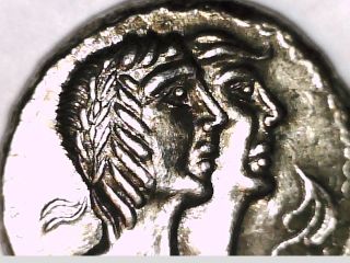 2rooks Roman Fufius Kalenus & Mucius Cordus Cistophoric Tetradrachm Dionysus photo