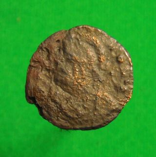 Ancient Bronze Coin One (1) Ancient Coin,  Not Identified. photo