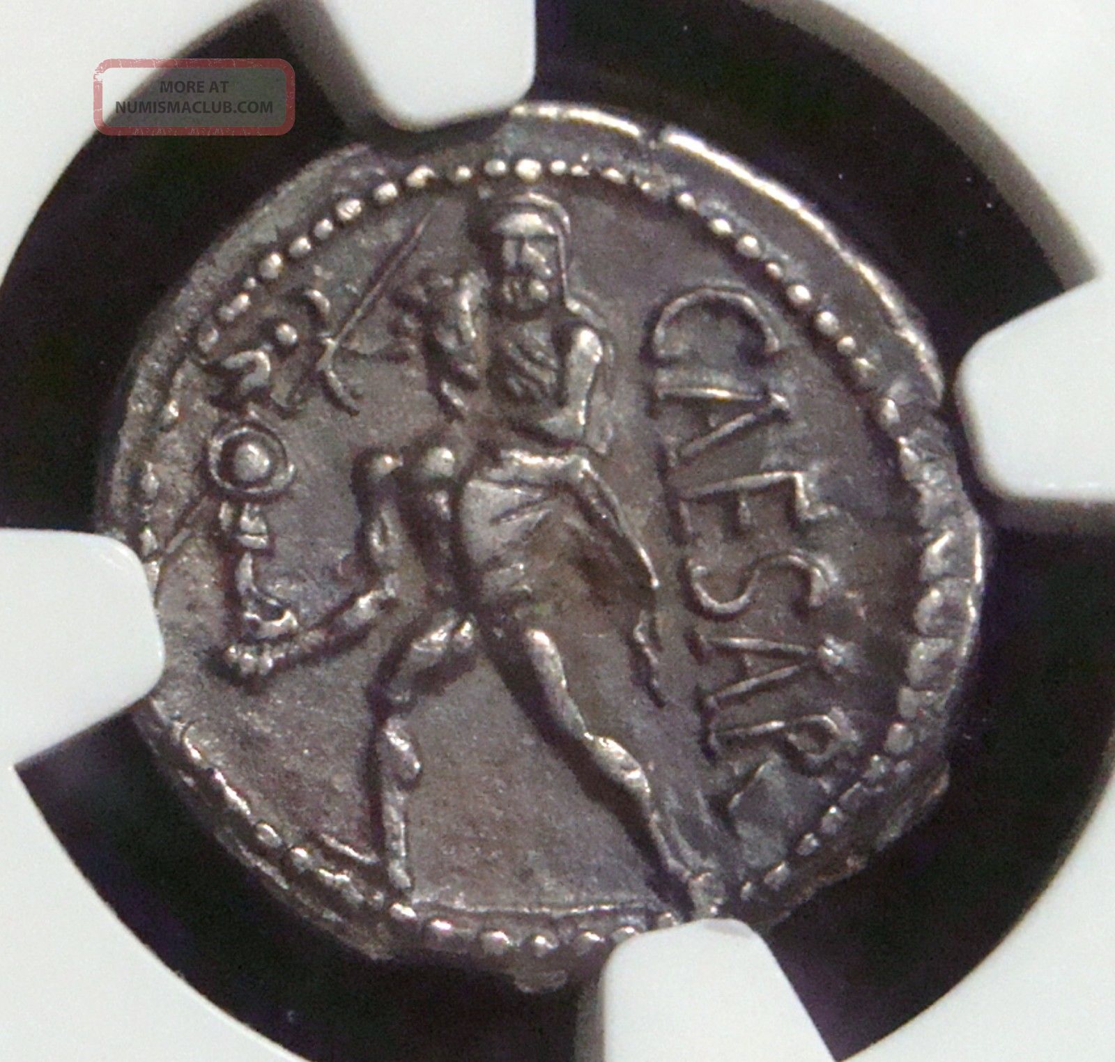 denarius of julius caesar coin first of 12 caesars