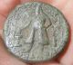 India Kushan Vima Kadphises 100 - 128 Ad Ae Tetradrachm Rare Monolingual Type Coins: Ancient photo 1
