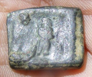 Baktria Indo - Greek Dionysios 65 - 55 Bc Ae Rare photo