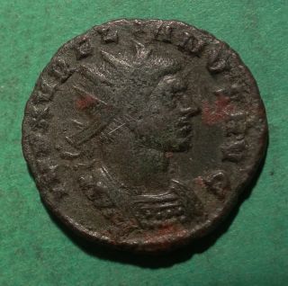 Tater Roman Imperial Ae Antoninianus Coin Of Aurelian Iovi Conser photo