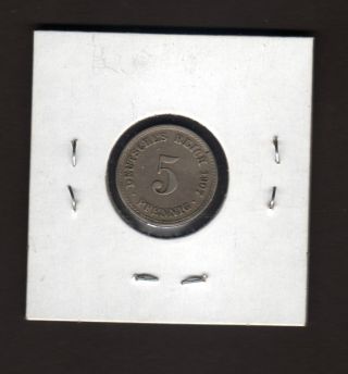 Germany,  Empire 5 Pfennig,  1907 photo